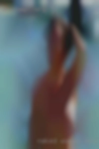 naked woman beach fishing